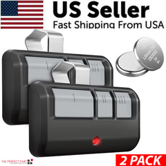 2 For Chamberlain LiftMaster Garage Door Opener Remote 893LM 953EV-P2 Learn