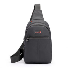 Men's Waterproof Oxford Fabric Crossbody Chest Bag