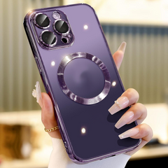 For Apple iPhone 14 13 12 11 Pro Max Case Mag Safe Magnetic Camera Lens Cover