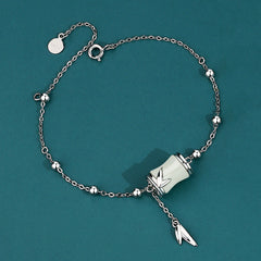 S925 Sterling Silver Natural Tianyuzhu Bracelet Necklace