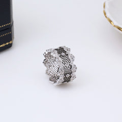 Gold-plated Ginkgo Leaf Ring for Women
