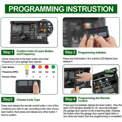 2 For Chamberlain LiftMaster Garage Door Opener Remote 893LM 953EV-P2 Learn