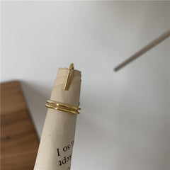 Trendy Cold Nail Ring with Unique Personality Design